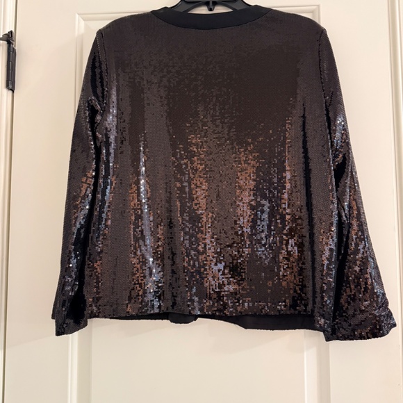 Black Sequin Jacket - Vince Camuto - Picture 3 of 6